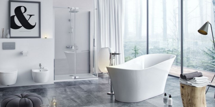 fürdőkádak hidromasszázs panelek kabinok zuhanytálcák szerelvények gyártó Lengyelország